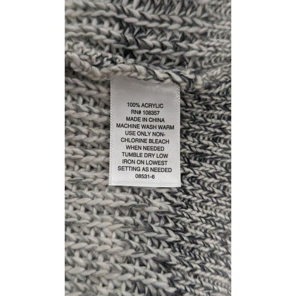 A New Approach Womens Size PXXL Black Combo Sweater Long Sleeve Round Neck - Picture 9 of 9